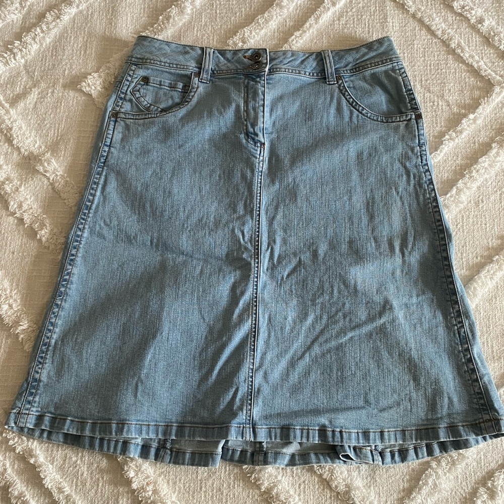 Light Wash Denim skirt
